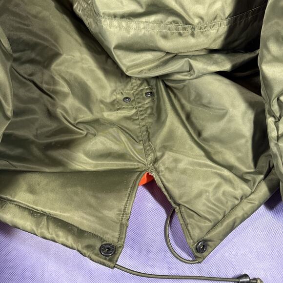 Members Only Jacket Women Green Faux Fur Hood Double Zipper Soft Lining 3XL - Picture 12 of 12